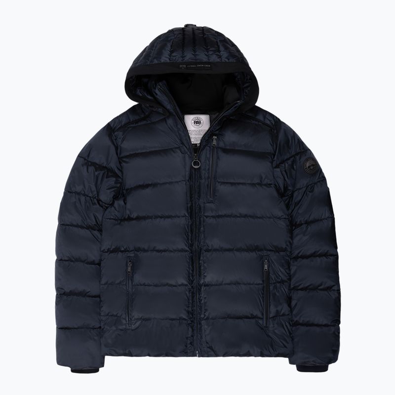 Pánská zimní bunda Pitbull Barles Ribstop Padded Hooded dark navy