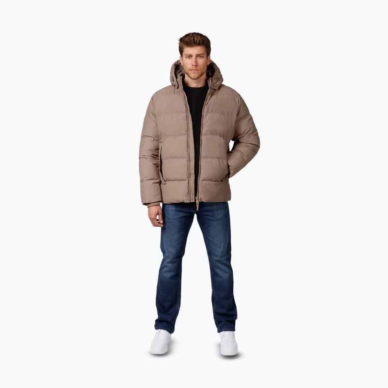 Pánská zimní bunda Pitbull Duncan Quilted Hooded dark sand 2