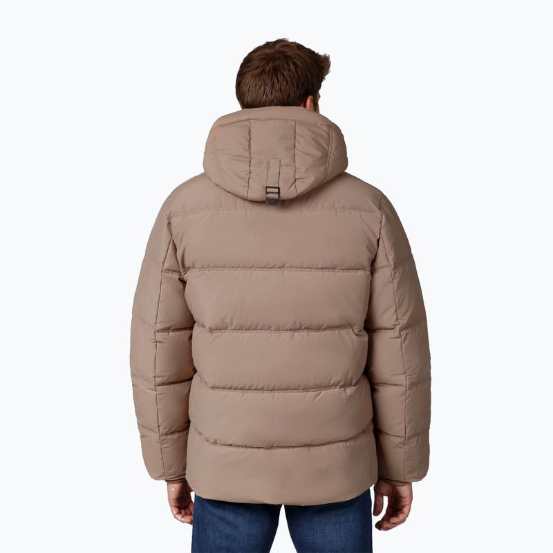 Pánská zimní bunda Pitbull Duncan Quilted Hooded dark sand 3