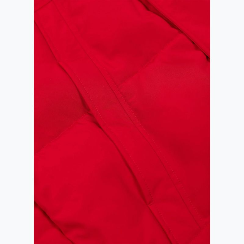 Pánská bunda  Pitbull Forest Hooded Parka red 10