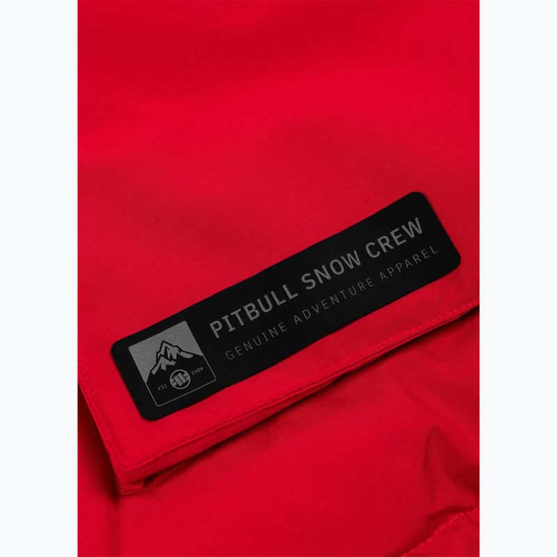 Pánská bunda  Pitbull Forest Hooded Parka red 14