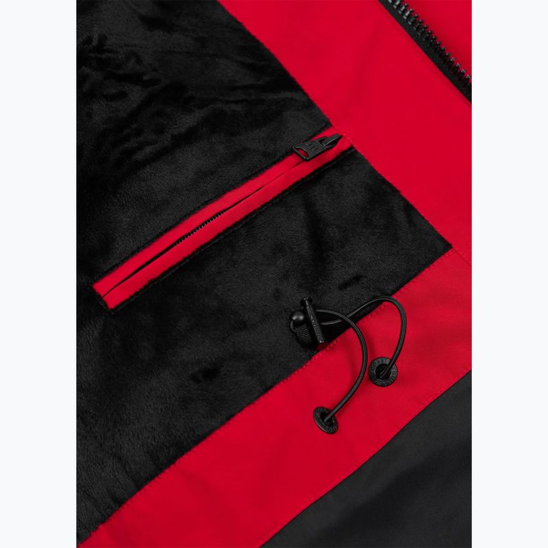 Pánská bunda  Pitbull Forest Hooded Parka red 15