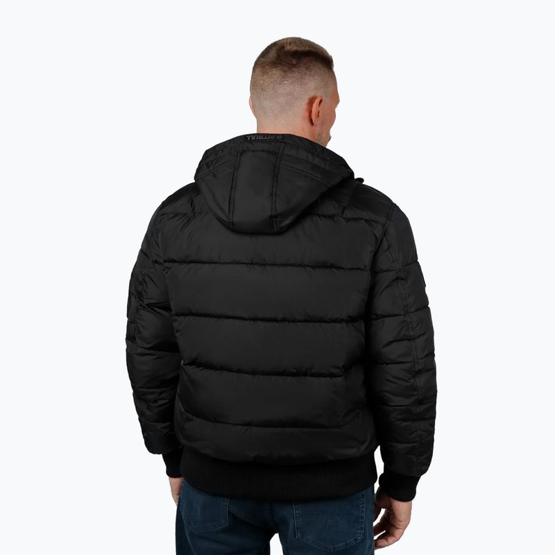 Pánská zimní bunda Pitbull Gopher Quilted Hooded black 2
