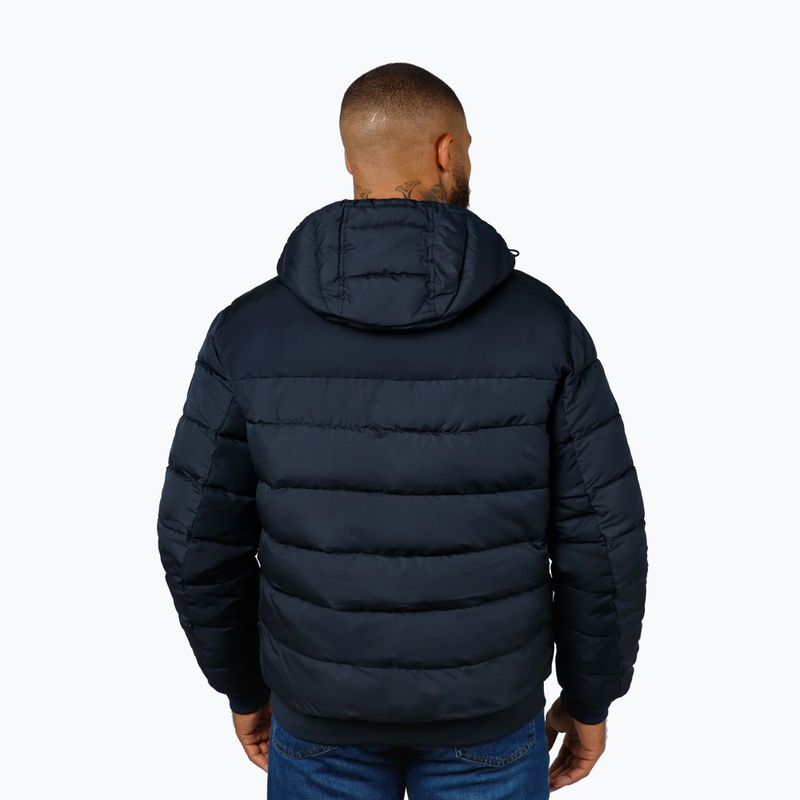 Pánská zimní bunda Pitbull Dillon Quilted Hooded dark navy 3