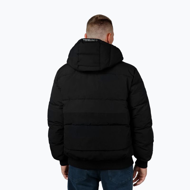 Pánská zimní bunda Pitbull Patton Quilted Hooded black 3