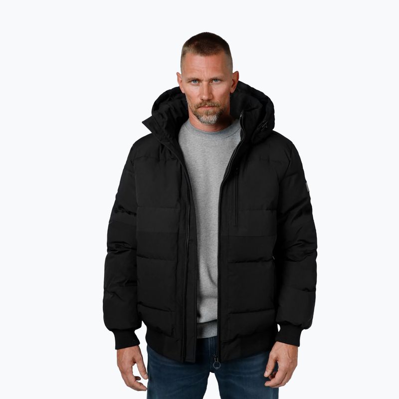 Pánská zimní bunda Pitbull Patton Quilted Hooded black 4