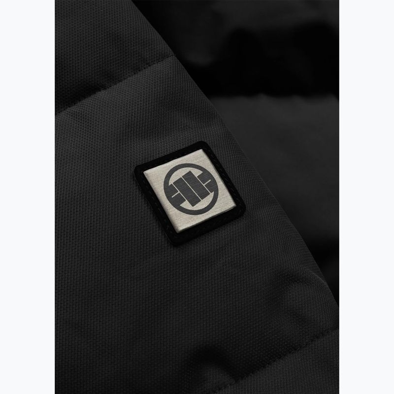 Pánská zimní bunda Pitbull Patton Quilted Hooded black 12