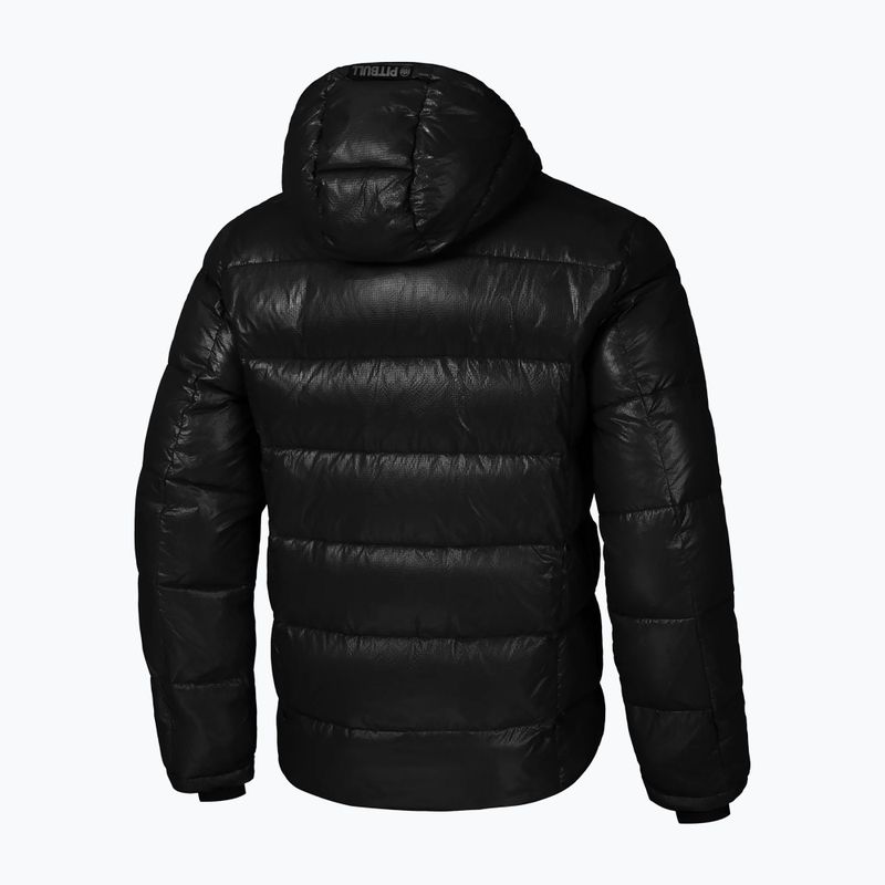 Pánská zimní bunda Pitbull Pepperwood Ribstop Padded Hooded black 2