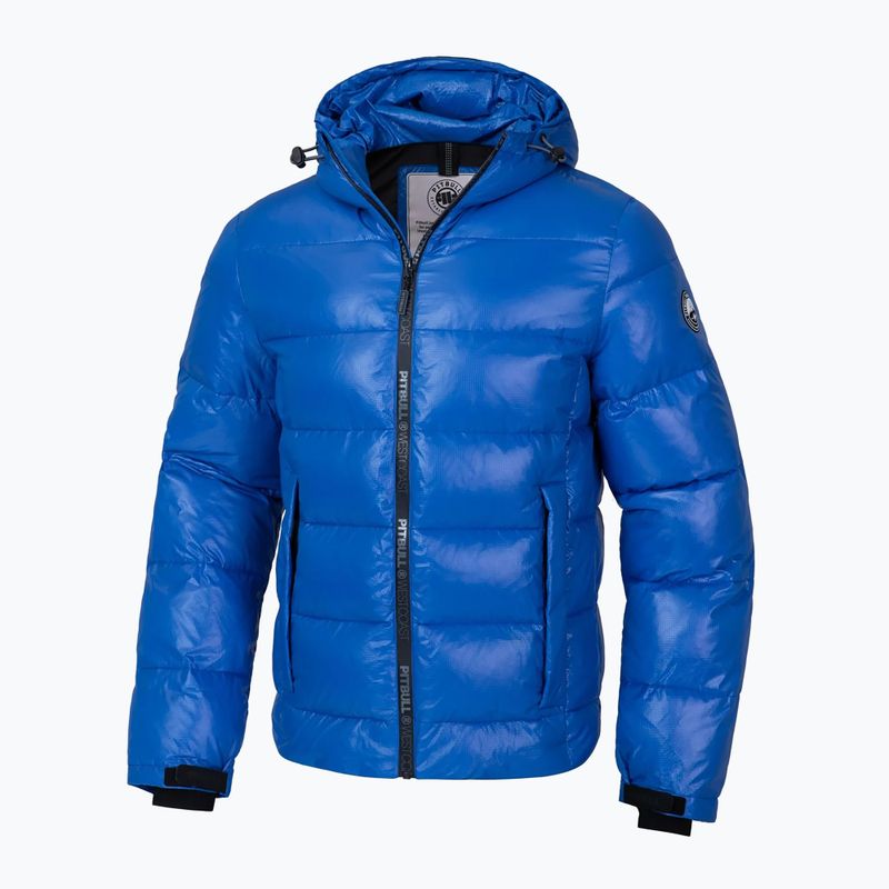 Pánská zimní bunda Pitbull Pepperwood Ribstop Hooded blue