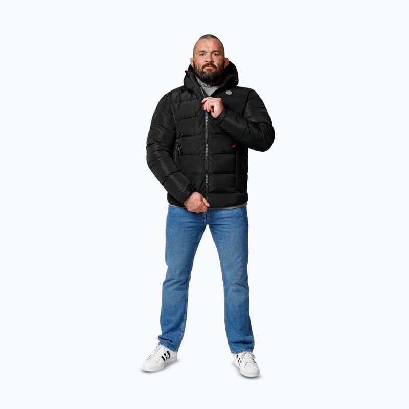 Pánská zimní bunda Pitbull West Coast Airway 5 Padded Hooded black 3