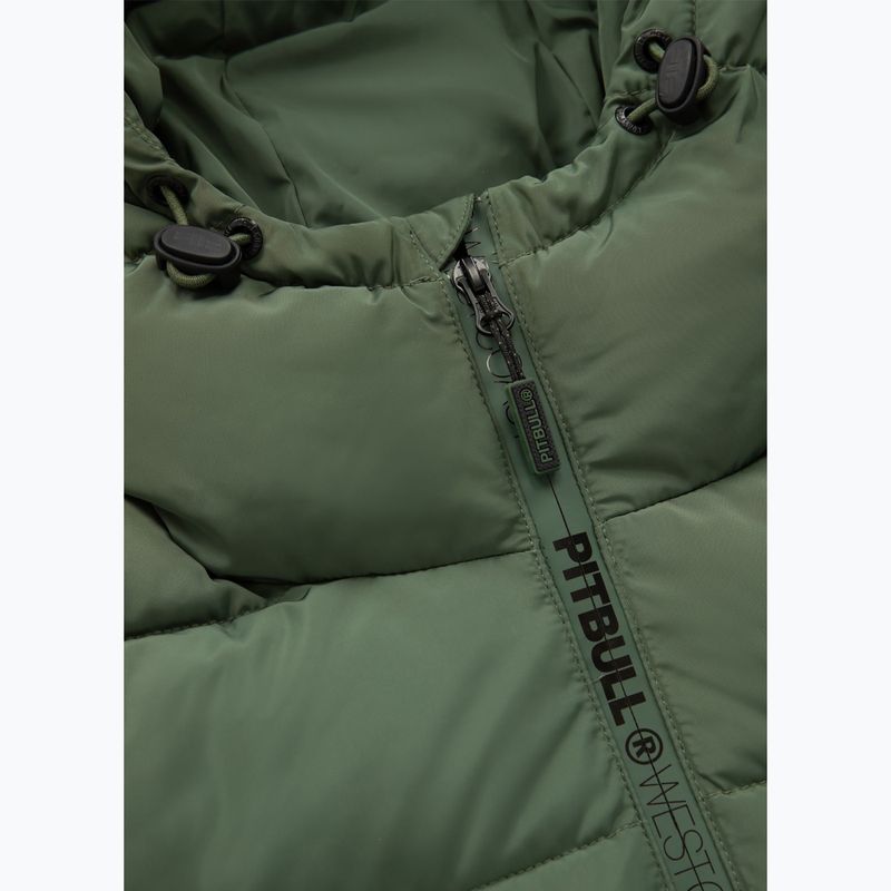 Pánská zimní bunda Pitbull West Coast Airway 5 Padded Hooded olive 3