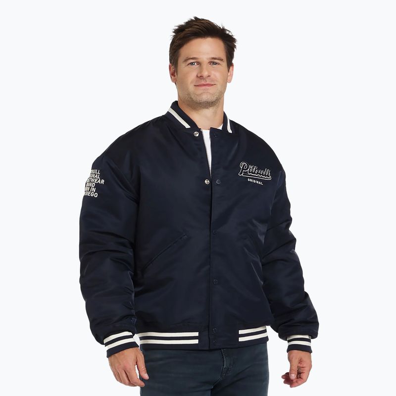 Pánská bunda  Pitbull West Coast Seabridge Varsity dark navy