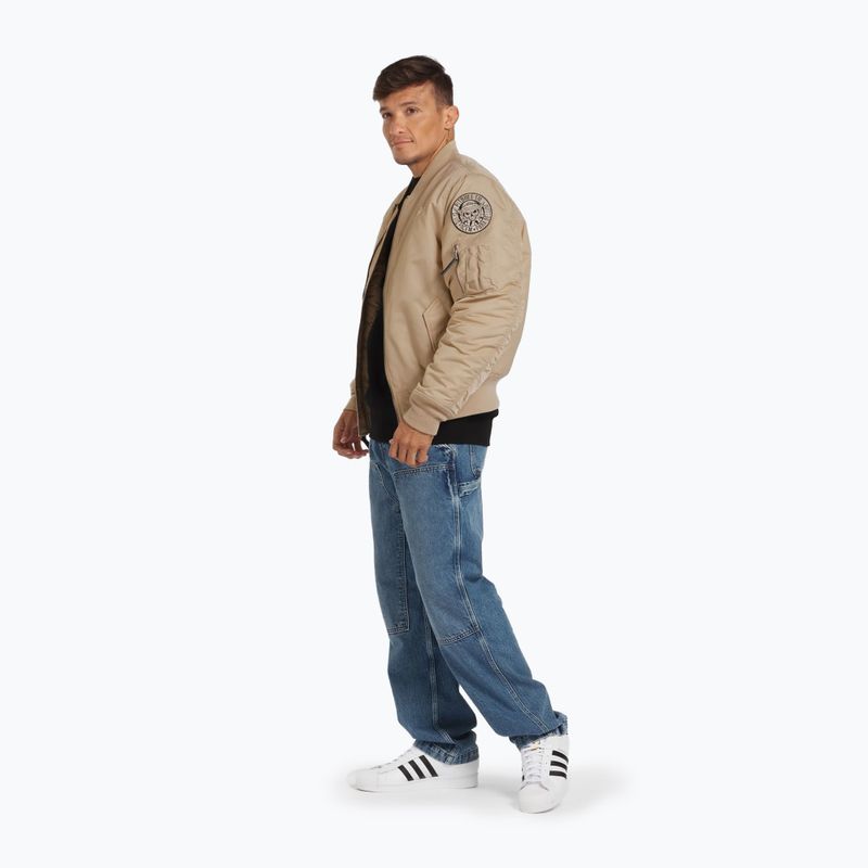 Pánská bunda  Pitbull West Coast Ma 1 Verano Bomber sand 4