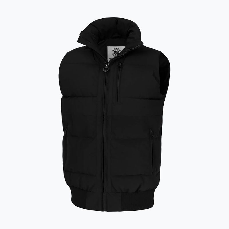 Pánská vesta Pitbull Patton Quilted Hooded black 6