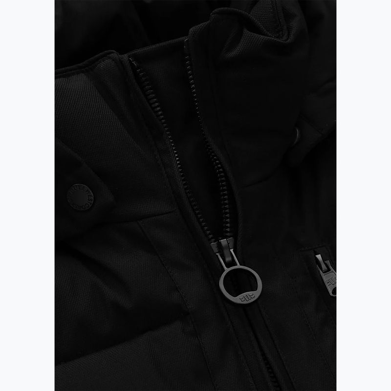 Pánská vesta Pitbull Patton Quilted Hooded black 8