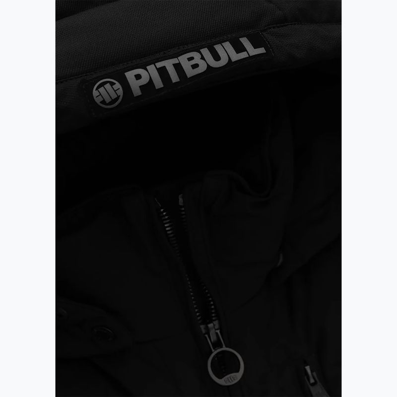 Pánská vesta Pitbull Patton Quilted Hooded black 11