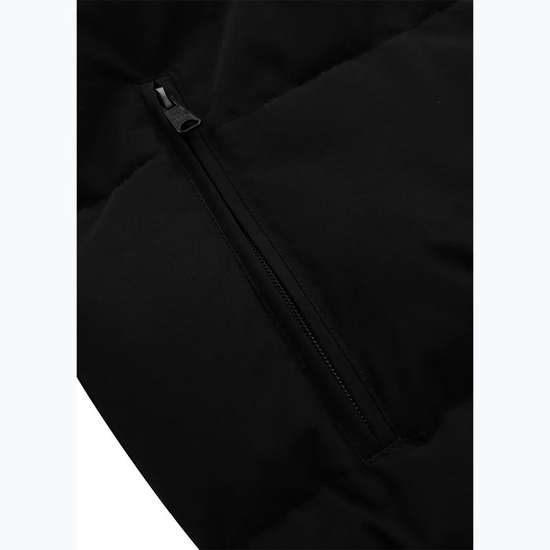 Pánská vesta Pitbull Patton Quilted Hooded black 13