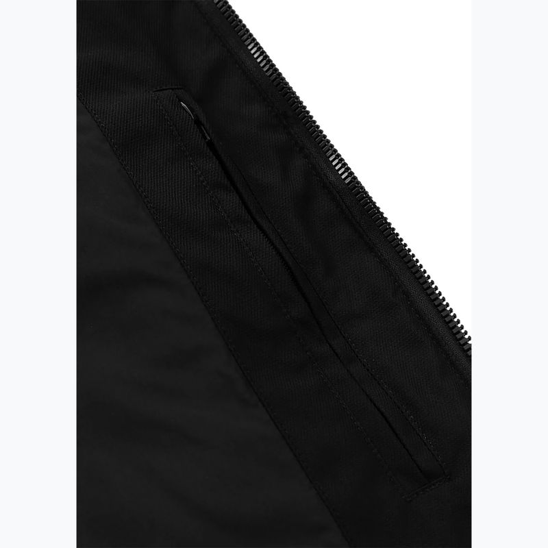 Pánská vesta Pitbull Patton Quilted Hooded black 14