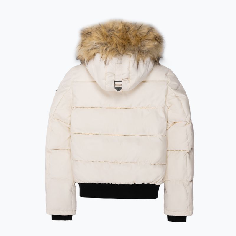 Dámská zimní bunda  Pitbull Azalea Quilted Hooded sand 2