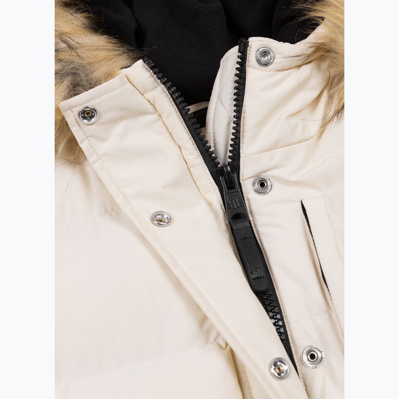 Dámská zimní bunda  Pitbull Azalea Quilted Hooded sand 3