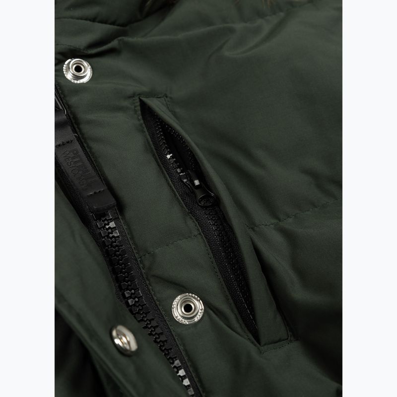 Dámská zimní bunda  Pitbull Azalea Quilted Hooded olive 6