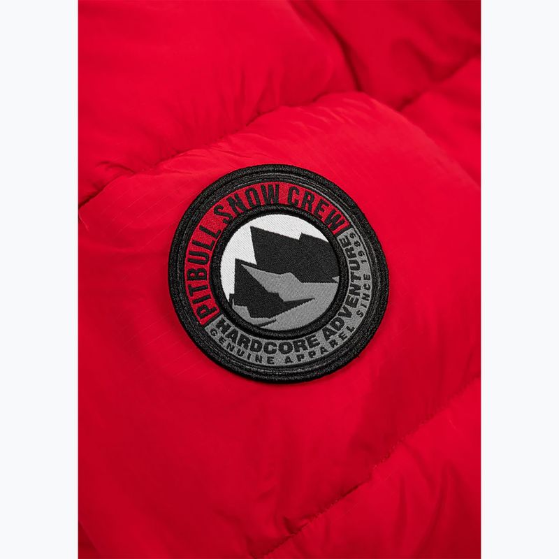 Dámská zimní bunda  Pitbull Cleo Quilted Hooded red 8