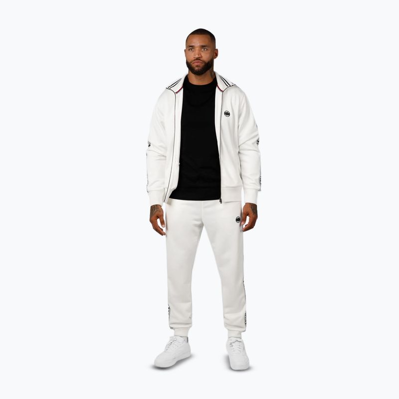 Pánská mikina Pitbull Tape Logo Terry Group off white 2