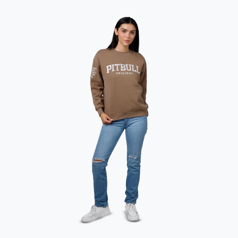 Dámská mikina Pitbull Tyrian Crewneck coyote brown 2