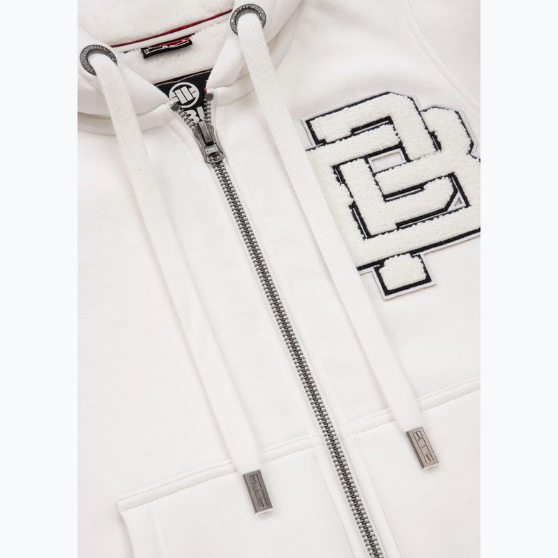 Dámská mikinaPitbull Sherpa Ruffina Hooded Zip off white 4