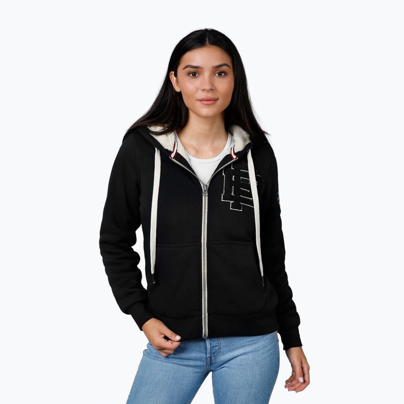 Dámská mikina Pitbull Sherpa Ruffina Hooded Zip black