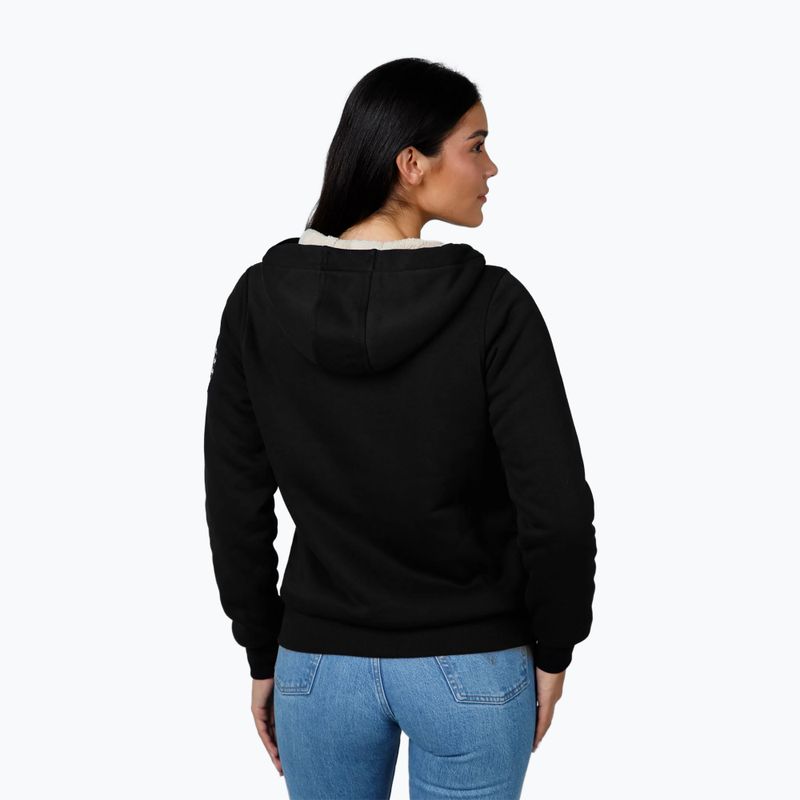 Dámská mikina Pitbull Sherpa Ruffina Hooded Zip black 2