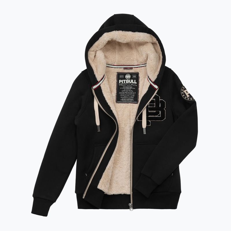 Dámská mikina Pitbull Sherpa Ruffina Hooded Zip black 3