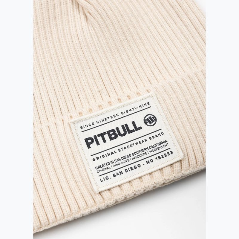 Zimní čepice Pitbull Beanie Dock off white 2