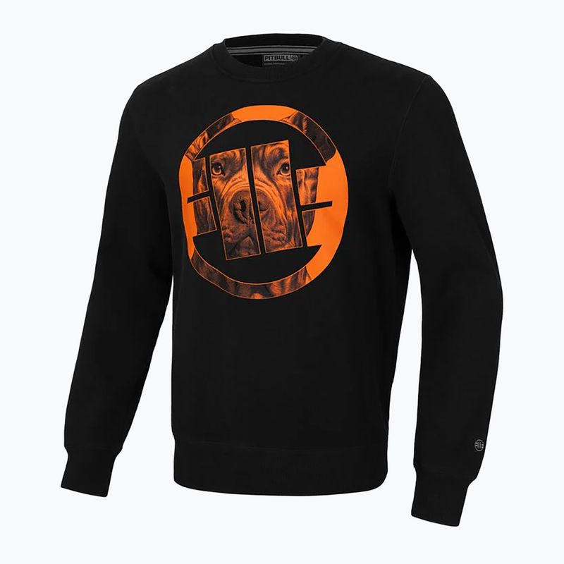 Pánská mikina Pitbull West Coast Crewneck Orange Dog 24 black