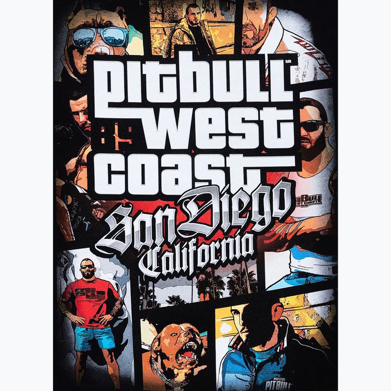 Pánská mikina Pitbull West Coast Hooded Most Wanted black 4