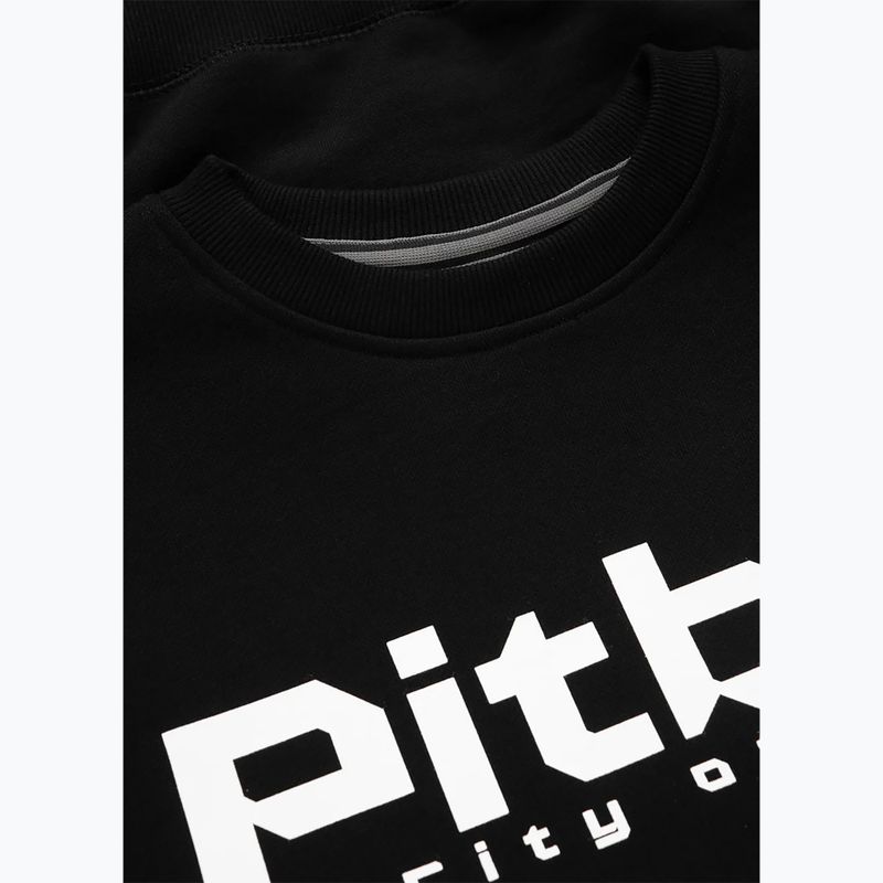 Pánská mikina Pitbull West Coast Crewneck City Of Dogs black 3