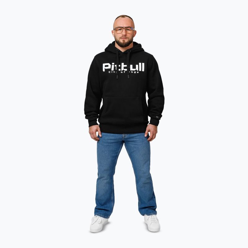Pánská mikina  Pitbull Hooded City Of Dogs black 2