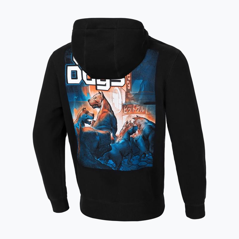 Pánská mikina  Pitbull Hooded City Of Dogs black 5