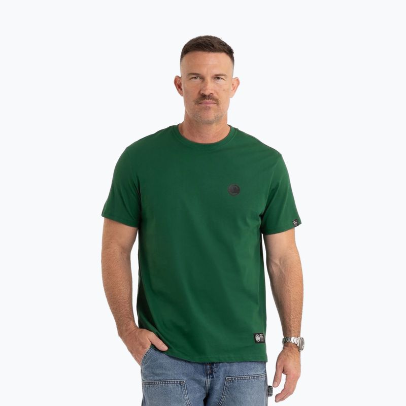 Pánské tričko Pitbull Small Logo leaf green