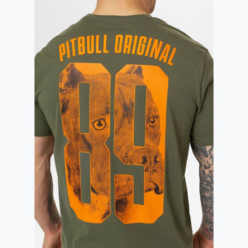 Pánské tričko Pitbull Eighty Nine Dog dark olive 4