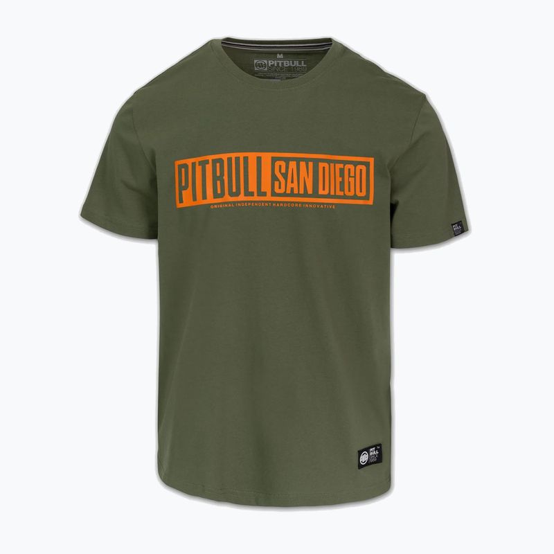 Pánské tričko Pitbull Eighty Nine Dog dark olive 5