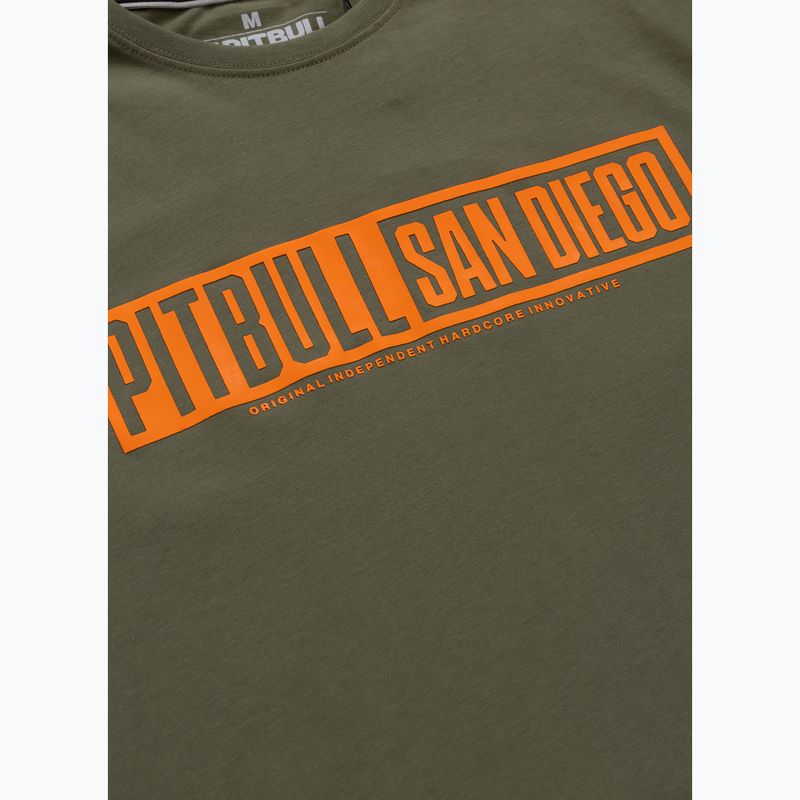 Pánské tričko Pitbull Eighty Nine Dog dark olive 3