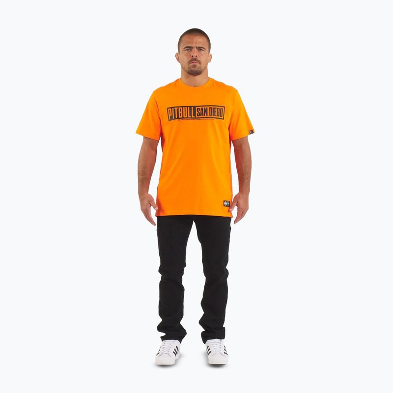 Pánské tričko Pitbull Eighty Nine Dog orange 2