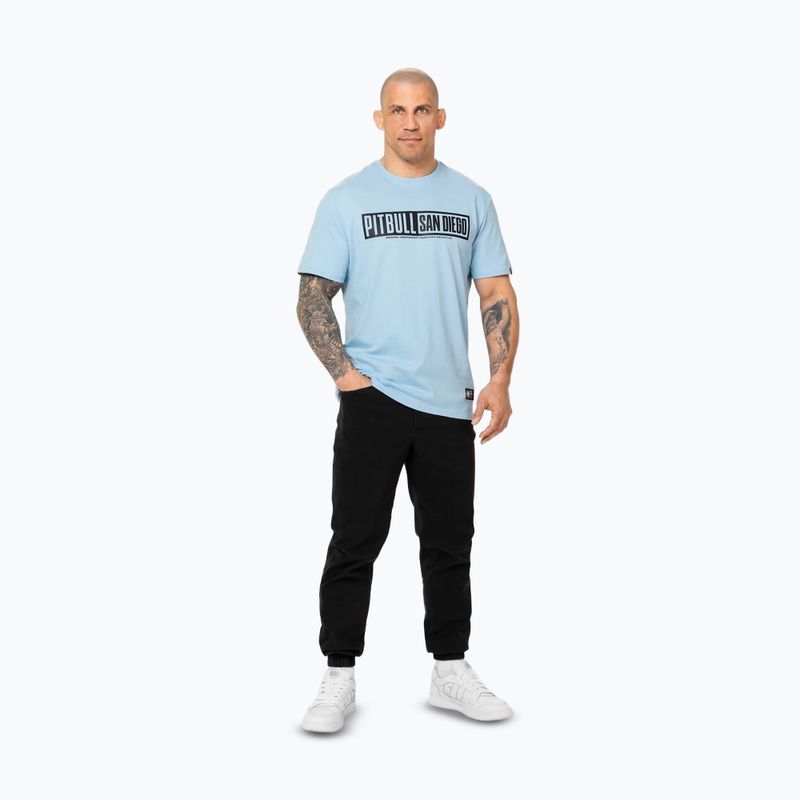Pánské tričko Pitbull Eighty Nine Dog light blue 2