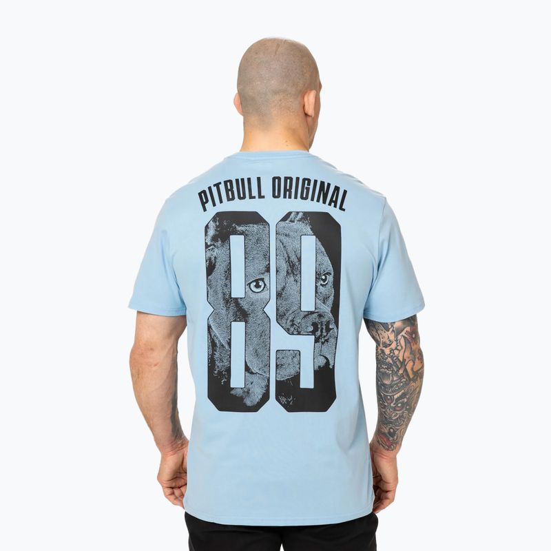 Pánské tričko Pitbull Eighty Nine Dog light blue 3