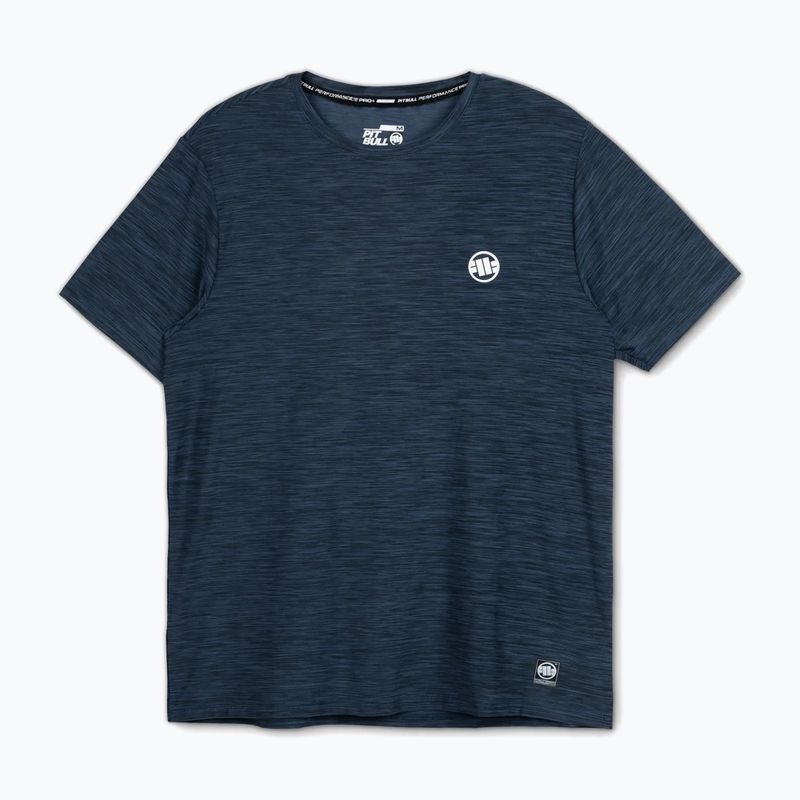Pánské tričko Pitbull Small Logo Casual Sport T-shirt navy melange 4