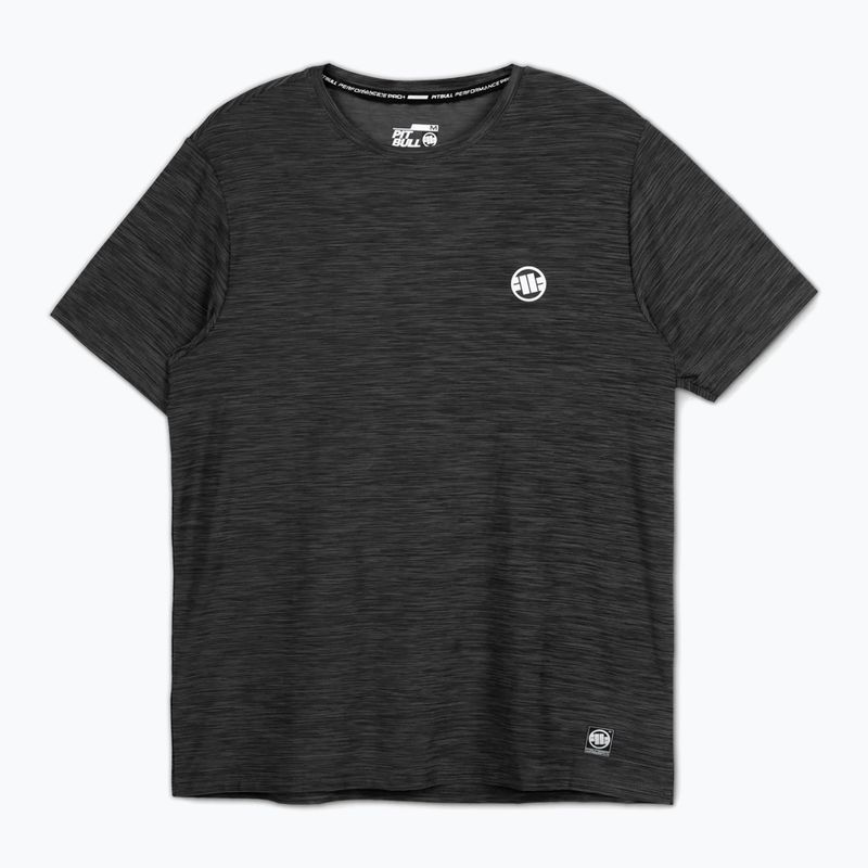Pánské tričko Pitbull Small Logo Casual Sport black melange 4