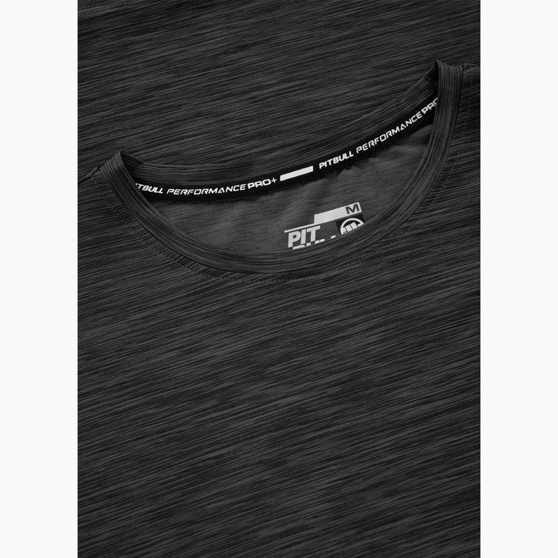 Pánské tričko Pitbull Small Logo Casual Sport black melange 6