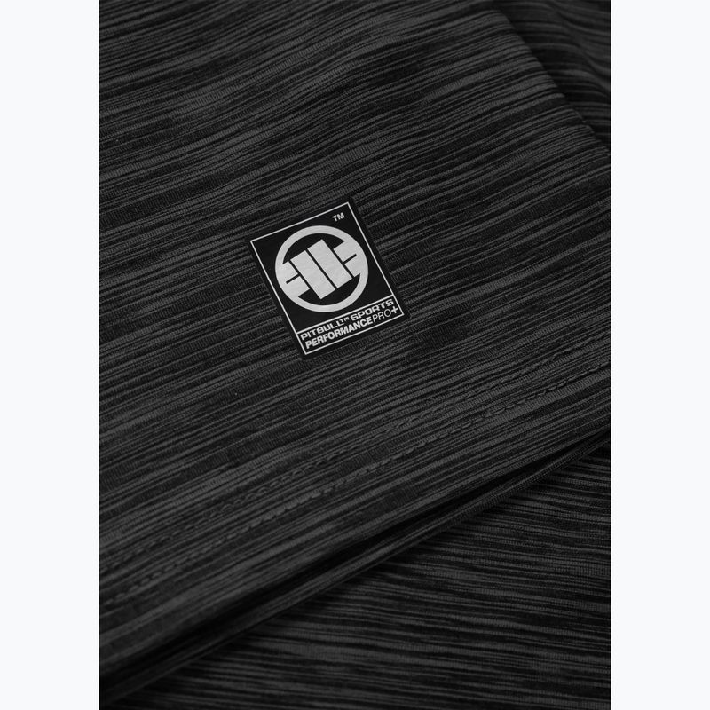 Pánské tričko Pitbull Small Logo Casual Sport black melange 8