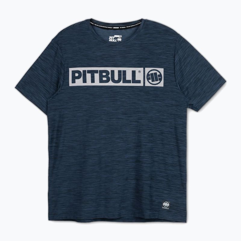 Pánské tričko Pitbull Hilltop Casual Sport T-shirt navy melange 4